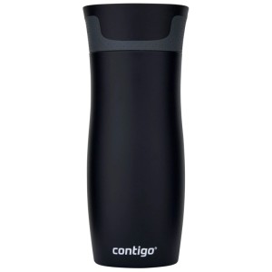 Contigo Thermobecher West Loop, acciaio inox, nero opaco, 470ml. Ideale per il viaggio.