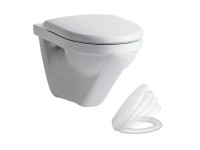 Laufen WC-Set Moderna R rimless spülrandlos für Unterputzspülkasten mit WC-Sitz