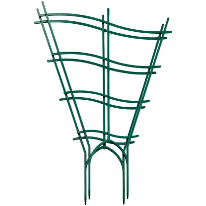 OBI Blumengitter gewellt Grün 47 cm / 2 Stk.