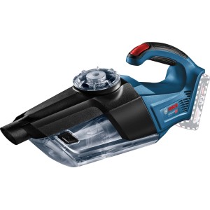Aspirateur à main sans fil Bosch Professional GAS 18 V-1 en bleu/noir, sans batterie.