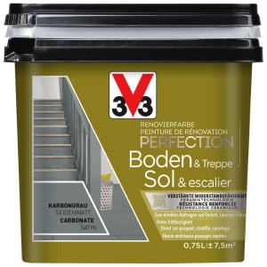 Bodenfarbe Reno Perfektion Karbongrau 750 ml