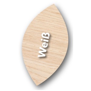 Musterstück Ultra Nature Hartöl Weiss für Holzoberflächen.