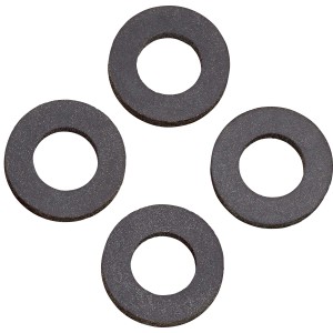 Set di 4 guarnizioni a compressione in gomma, 3x10x18 mm, per raccordi a tenuta stagna.
