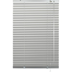 Gardinia Tenda Veneziana in alluminio, 90x130 cm, argento. Protezione solare e privacy per finestre.