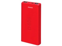 SBS Powerbank 2 × USB-A-Ausgang Rot 10'000 mAh