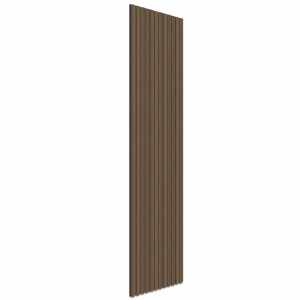 Denpanels Akustikpaneel in Walnussoptik, 240x60 cm, zur Schallabsorption und Wandgestaltung.