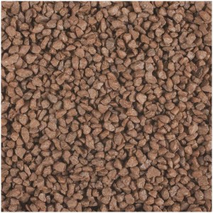 Granulato decorativo color terra, grana 2-3 mm, ideale per vasi, ciotole e progetti decorativi.