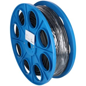 Câble GD noir H05RR-F3G1,5 au mètre sur touret bleu.