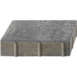 Pavé en béton Vero, anthracite-gris nuancé, 22,5x15x6 cm. Idéal pour allées, terrasses et entrées de garage.