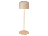 Konstsmide LED-Tischleuchte Lille USB Sandfarben Ø 11 cm / Höhe 36 cm