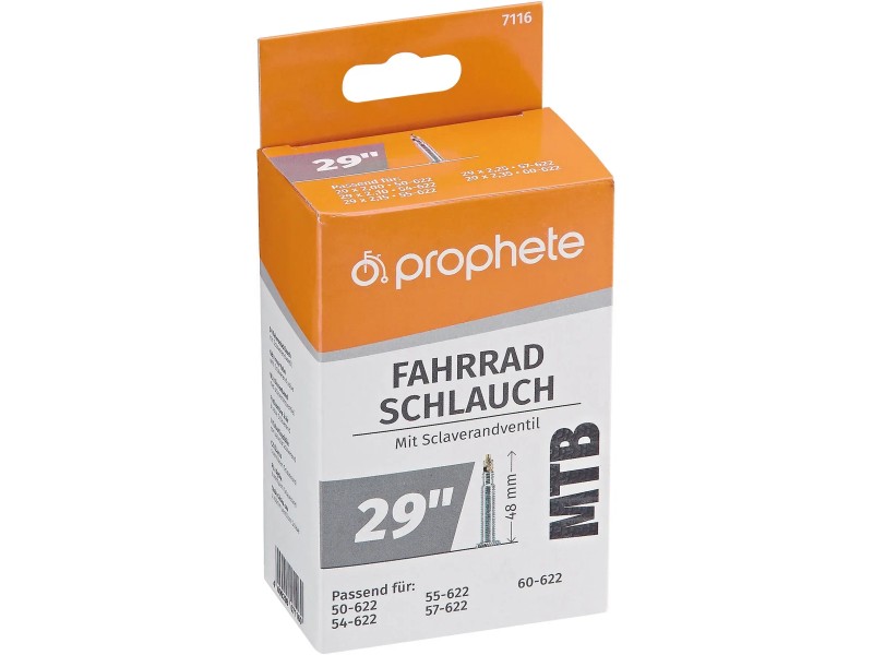 Prophete Camera D'aria Per Bici Adulto MTB 29" - 2,4-2,80, Valvola Presta, Unisex, 73,66 Cm