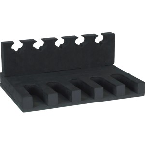 Support pour armes courtes Burg-Wächter KWH 5 pour coffres-forts, mousse, pour 5 armes.