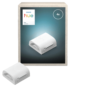 Connecteur Philips Hue Flux I (lot de 4) pour rubans LED, pour étendre et connecter les rubans lumineux.