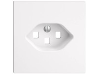Feller Prise plaque frontale EdizioDue 1 x T23 Blanc