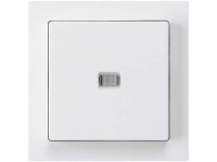 Hager A/R-Drucktaster Kallysto beleuchtet Weiss Hager A/R-Drucktaster Kallysto beleuchtet Weiss