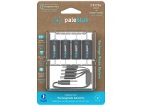 Pale Blue Batterien CR123A / USB-C / 1,5 V / 4 Stk.