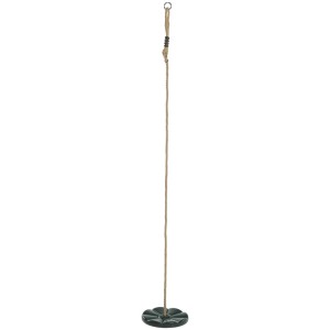 Altalena a disco verde Pletscher Ø 28 cm con corda per scivoli e altalene.