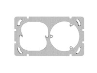 Befestigungsplatte EdizioDue waagrecht 3 Punkte Befestigung Gr. 2