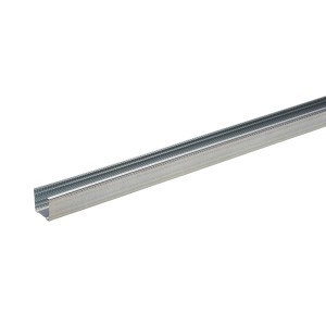 Profilo Knauf CW-dB 50/50/06, 2600 mm, per intelaiatura a montanti insonorizzata per interni.