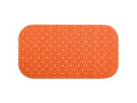 MSV Badewannenmatte rutschfest Kautschuk Orange 36 x 65 cm MSV Badewannenmatte rutschfest Kautschuk Orange 36 x 65 cm