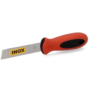 Spatola per stucco con lama in acciaio inox da 20 mm e manico ergonomico.