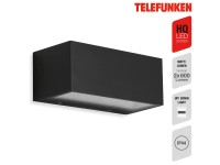 Telefunken Aussenleuchte Monaco LED rechteckig Schwarz 6 W / 600 lm