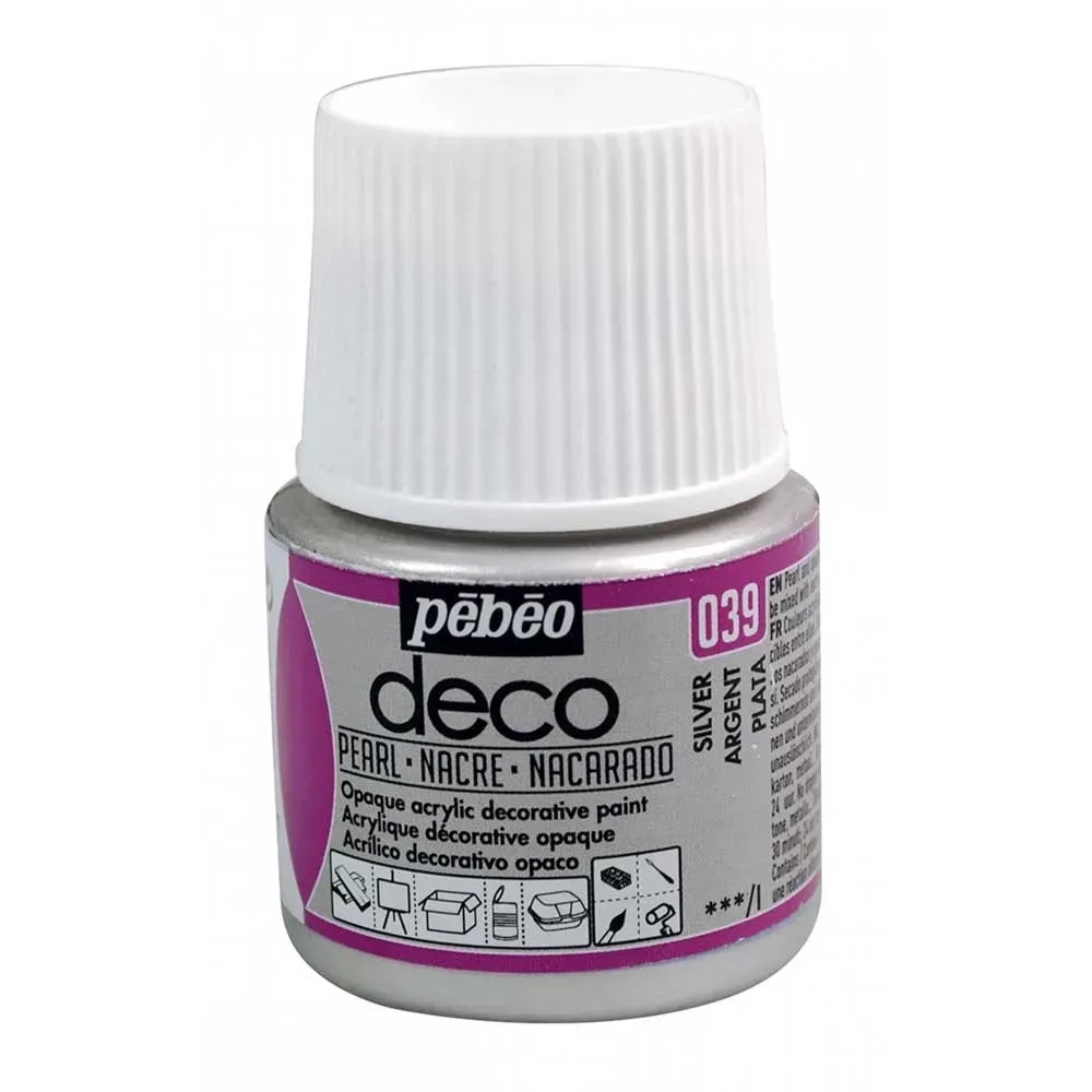 Pebeo porseleinverf 120 powder white 45 ml Pebeo porseleinverf 120 powder white 45 ml