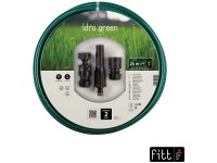 Fitt Idro Green Gartenschlauch 3-lagig Länge 25 m inkl. Zubehörsatz 4-tlg.