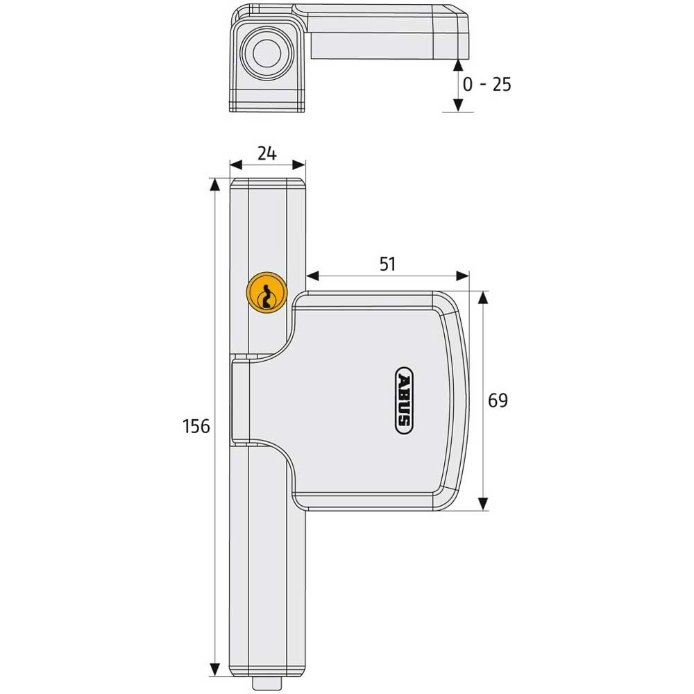 Abus Fenster-Zusatzsicherung FTS206 Silber Kaufen Bei OBI