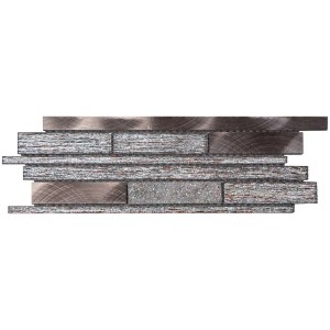 Frise Vabene Viva 02 Beige, 10x30 cm, mélange de matériaux pour carrelage mural.