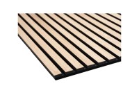 Denpanels Akustikpaneel Eiche MDF Schwarz 300 x 60 cm