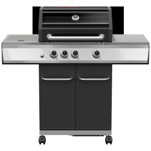 Outdoorchef Gasgrill Australia EVO 335 RB mit drei Brennern und Infrarotbrenner.