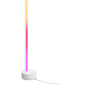 Lampe de table Philips Hue Gradient Signe blanche avec dégradé de couleurs.