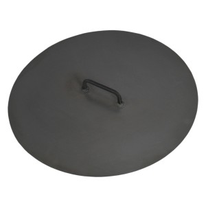 Couvercle noir CookKing en acier pour braséro, Ø 60,5 cm.