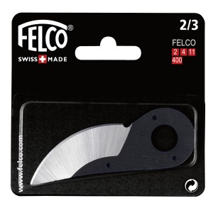 Lama di ricambio Felco 2/3 per cesoie Felco 2 e 4. Lama in acciaio, taglio preciso.