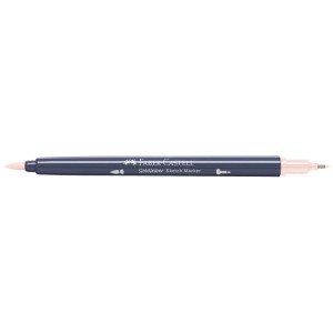 Pennarello Faber-Castell Goldfaber Sketch Beigerot Stumpf con punta a pennello e fineliner.