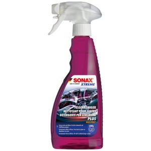 Sonax Xtreme Plus Felgenreiniger, 500ml Flasche mit Sprühkopf, für die Autopflege.