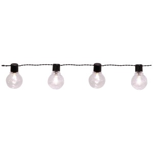Guirlande lumineuse LED Star Trading Partaj avec 16 LED blanc chaud, adaptée à une utilisation extérieure.
