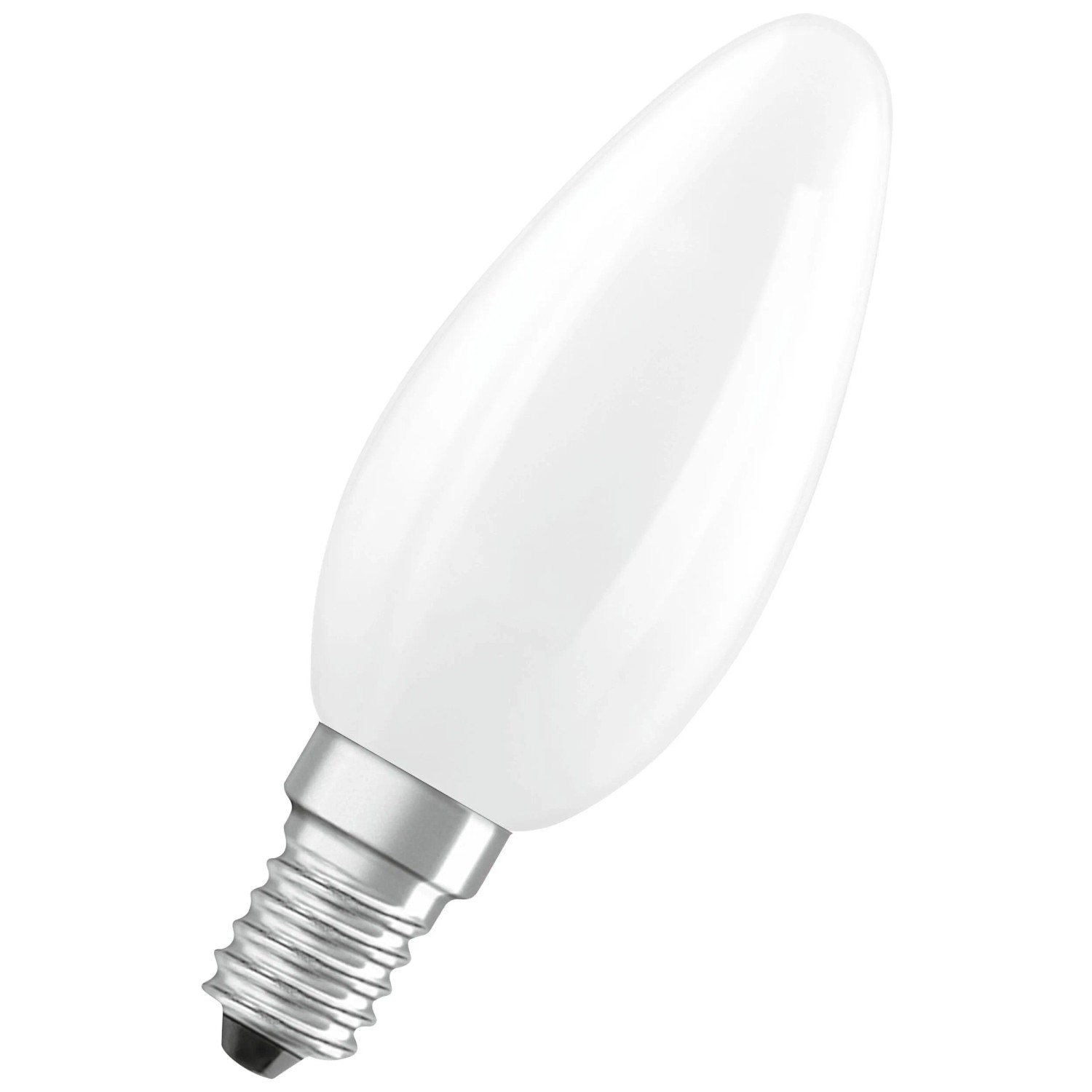 Bellalux Ampoule LED forme de bougie filament mat E14 Blanc chaud