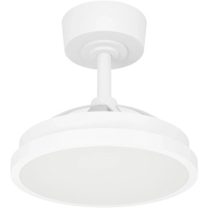 Ventilatore da soffitto LED Eglo Malpica bianco, Ø 63 cm. Illuminazione moderna e circolazione dell'aria.