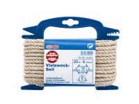 Vielzweck-Seil Sisal Natur Ø 6 mm / Länge 20 m