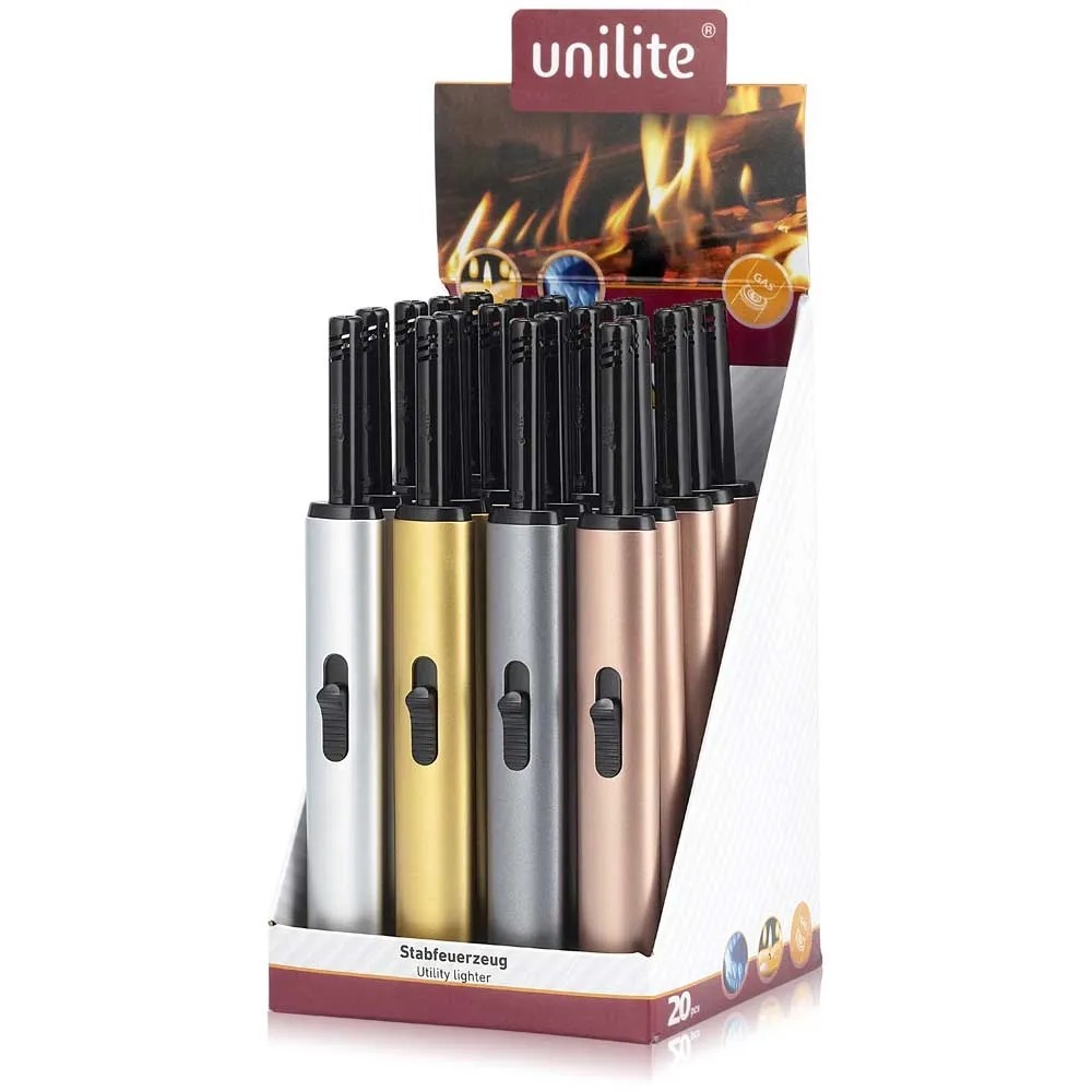 Unilite Accendigas tubolare Dubai 4 colori assortiti 1 pz.