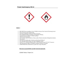 Presto Vaseline spray 400ml : Spray pour la réparation de la peinture et de la carrosserie. Protège les métaux contre les acides et les alcalis.