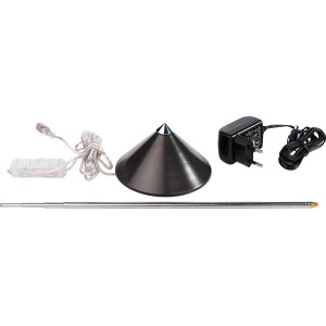 Parus Lampada LED per piante Sunlite 7W antracite con asta telescopica e accessori per la coltivazione.