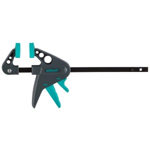 wolfcraft Mini serre-joint à une main EHZ 40-110, lot de 2. Outil de serrage pour modélisme et travaux délicats.
