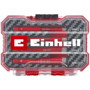Set di punte diamantate per piastrelle Einhell, 4 pezzi in XS-Case, per forare con precisione le piastrelle.