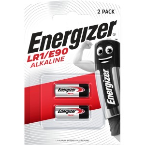 Confezione da 2 Energizer LR1/E90 batterie speciali alcaline, batterie da 1,5V per elettronica.