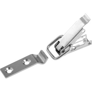 Fermeture de caisse en acier inoxydable, 50x15mm, pour sécuriser les caisses pendant le transport.