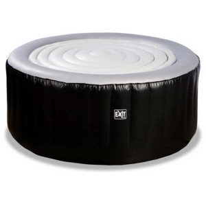 Couverture gonflable pour spa Exit taille M pour Silver Classic, bâche de piscine, PVC robuste, noir/gris.