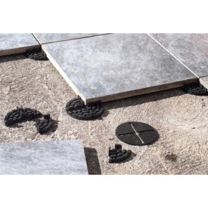 Supporti per lastre da terrazzo in cemento, 20 pezzi, per la posa di lastre da terrazzo.